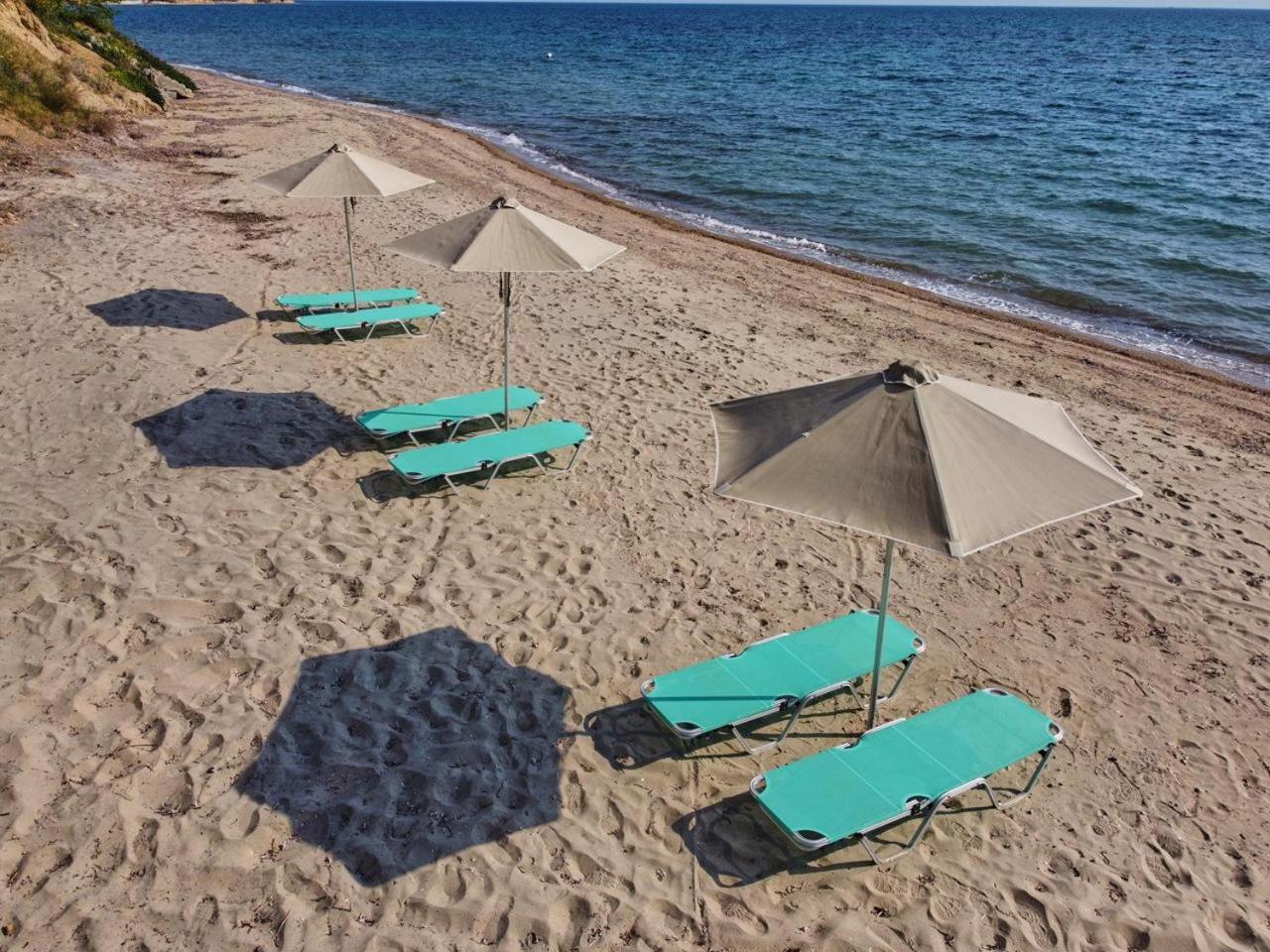 Summerday Villa Private Beach Nea Iraklia Dış mekan fotoğraf